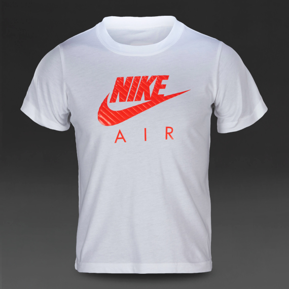Nike Little Petit Garcon Top White/Orange for Boys